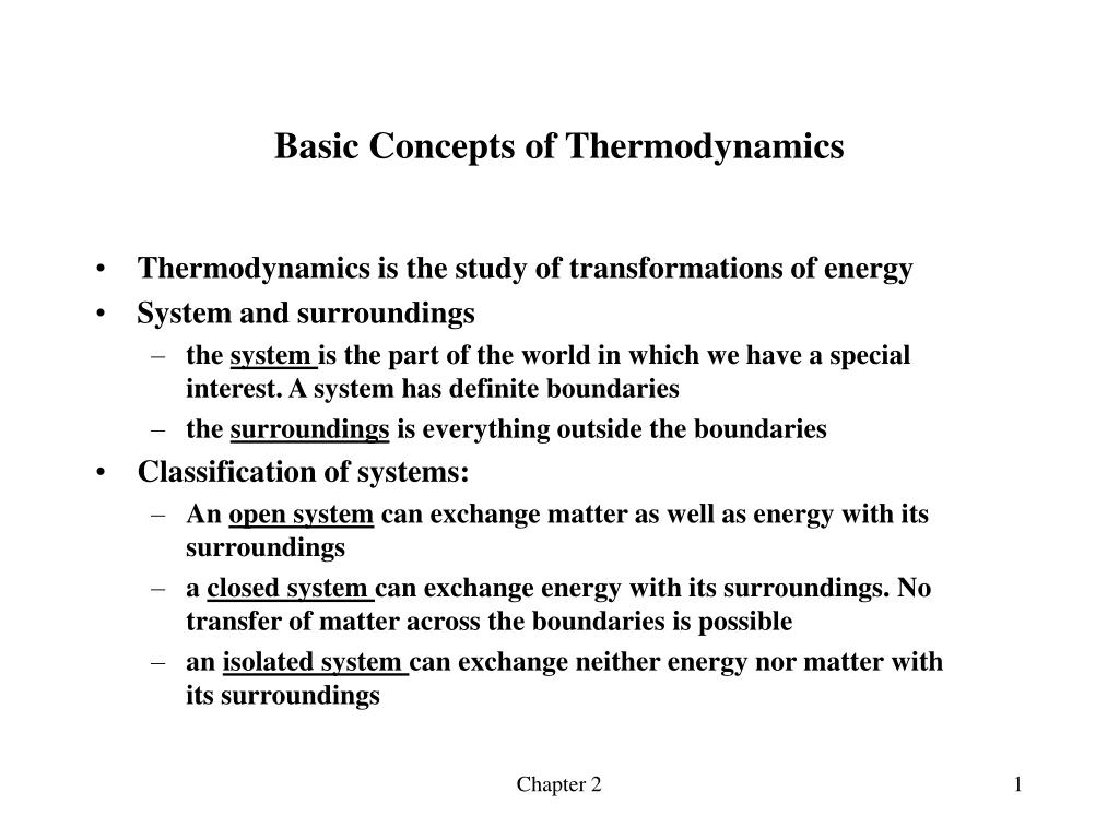 powerpoint presentation of thermodynamics