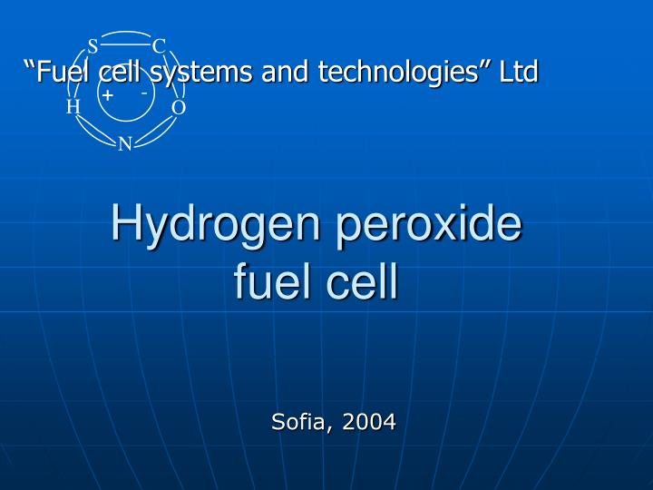 hydrogen peroxide fuel cell presentation ppt powerpoint