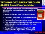 technology breakthrough almex smartfare validator
