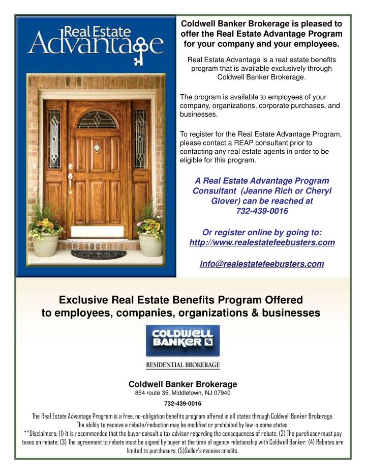 PPT Coldwell Banker Brokerage 864 route 35, Middletown, NJ 07940 732