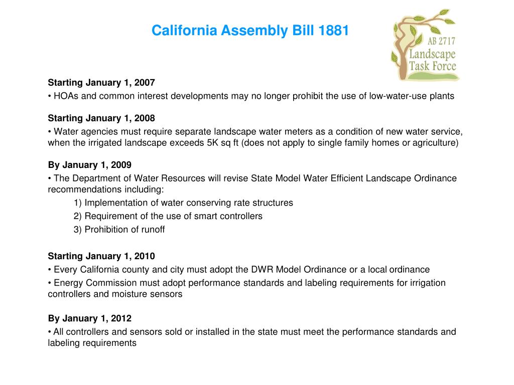 PPT California Assembly Bill 32 California Global Warming Solutions