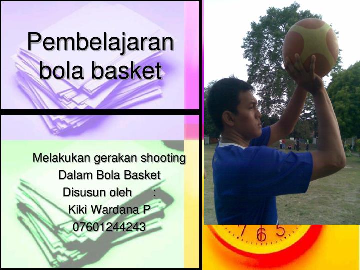 PPT - Pembelajaran bola basket PowerPoint Presentation, free download