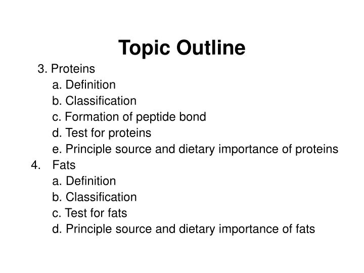 define topic outline