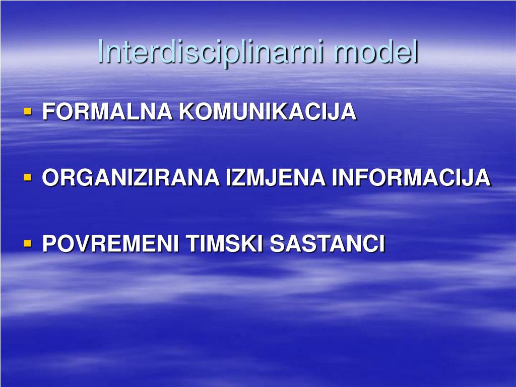 radi povremene sastanke