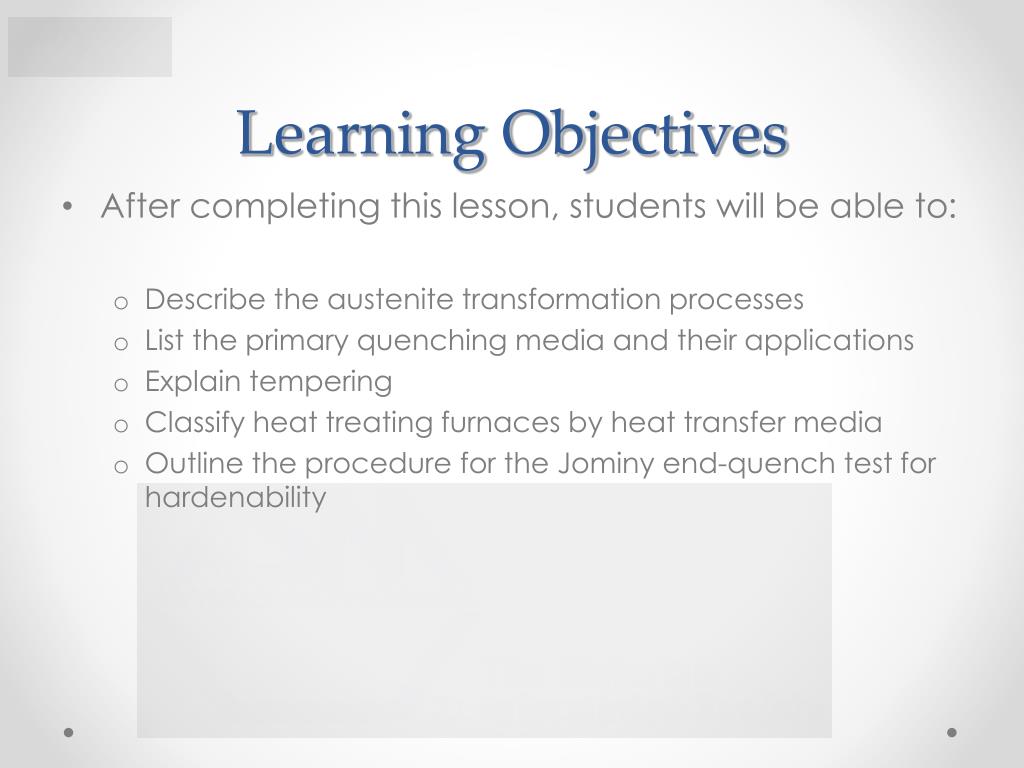 PPT - Heat Treatment of Carbon and Alloy Steels PowerPoint Presentation