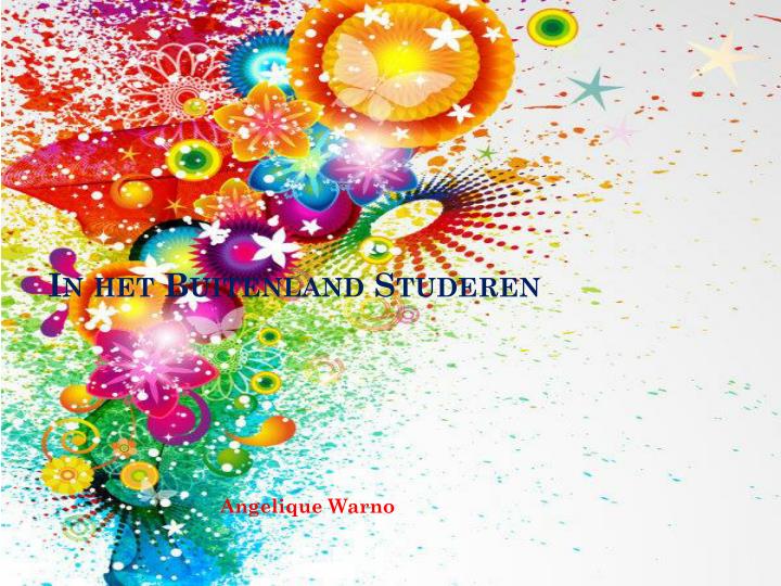 PPT - In het Buitenland Studeren PowerPoint Presentation, free download