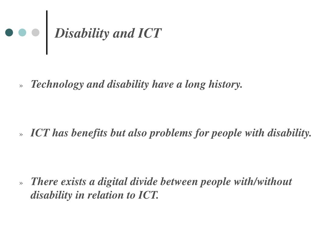 PPT - Bringing Actors Together – ICT for Disabled Students Rebecka ...