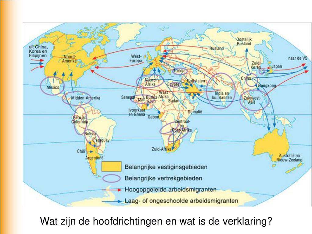 PPT - Hoofdstuk 1 Patronen op de wereldkaart: bevolking Paragraaf 9 t/m