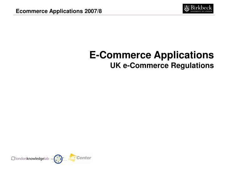 PPT Applications UK Regulations PowerPoint