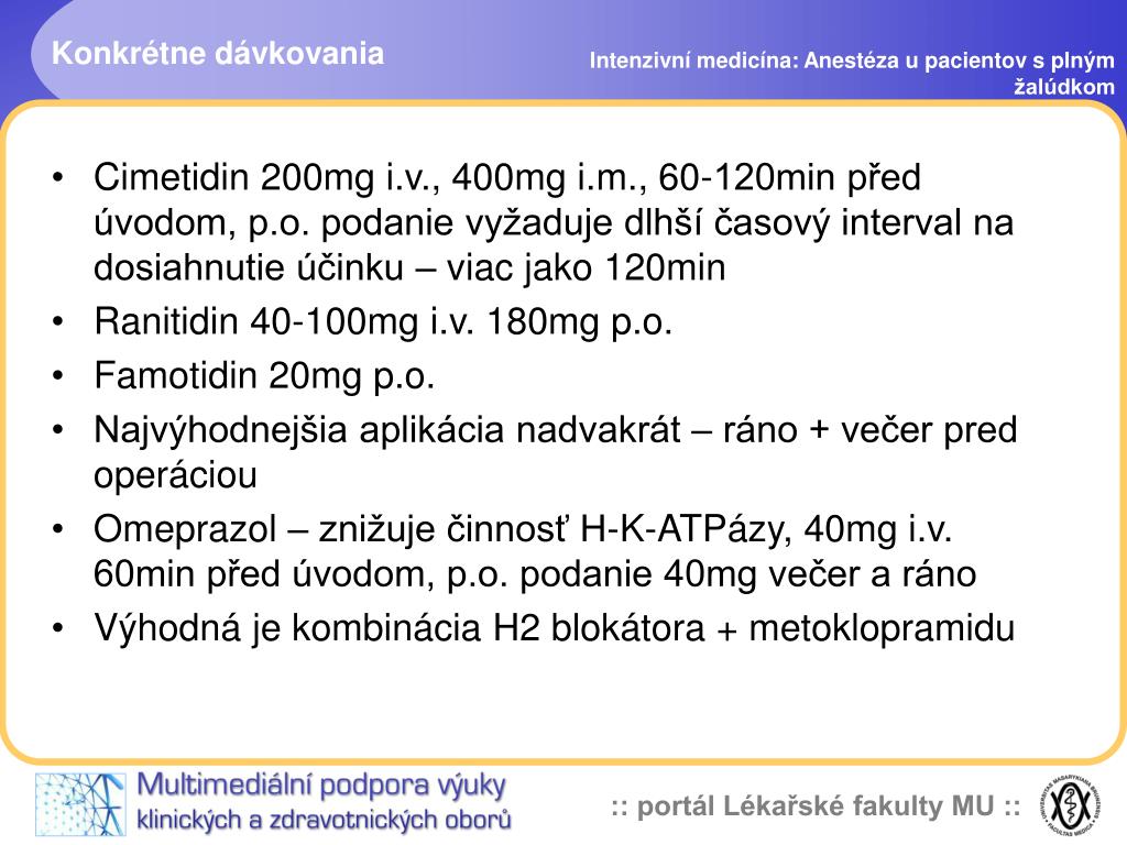 PPT - Anestéza u pacientov s plným žalúdkom, crash úvod PowerPoint ...