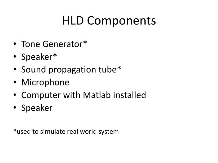 PPT - HLD Components PowerPoint Presentation, free download - ID:3541097
