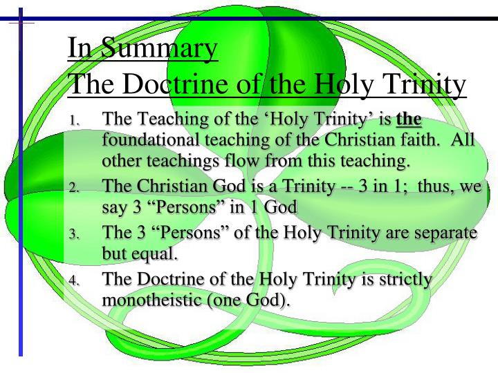 doctrine of the holy trinity