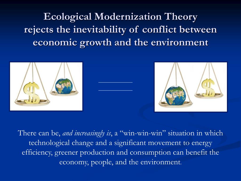 research on ecological modernization has