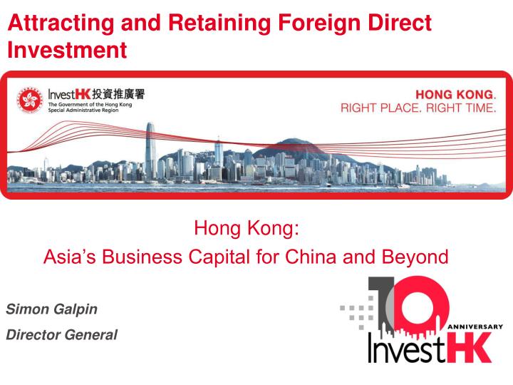 foreign direct investment in hong kong foreign direct investment in hong kong