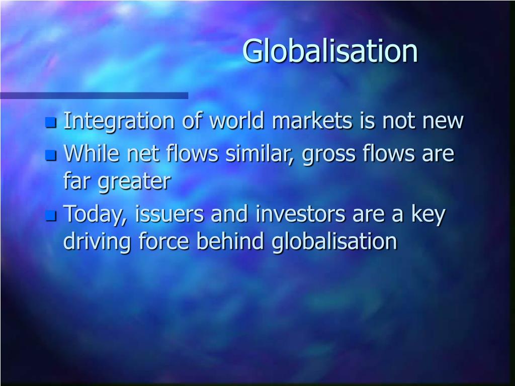 PPT The Changing Face Of Competition And Regulation In International Capital Markets 
