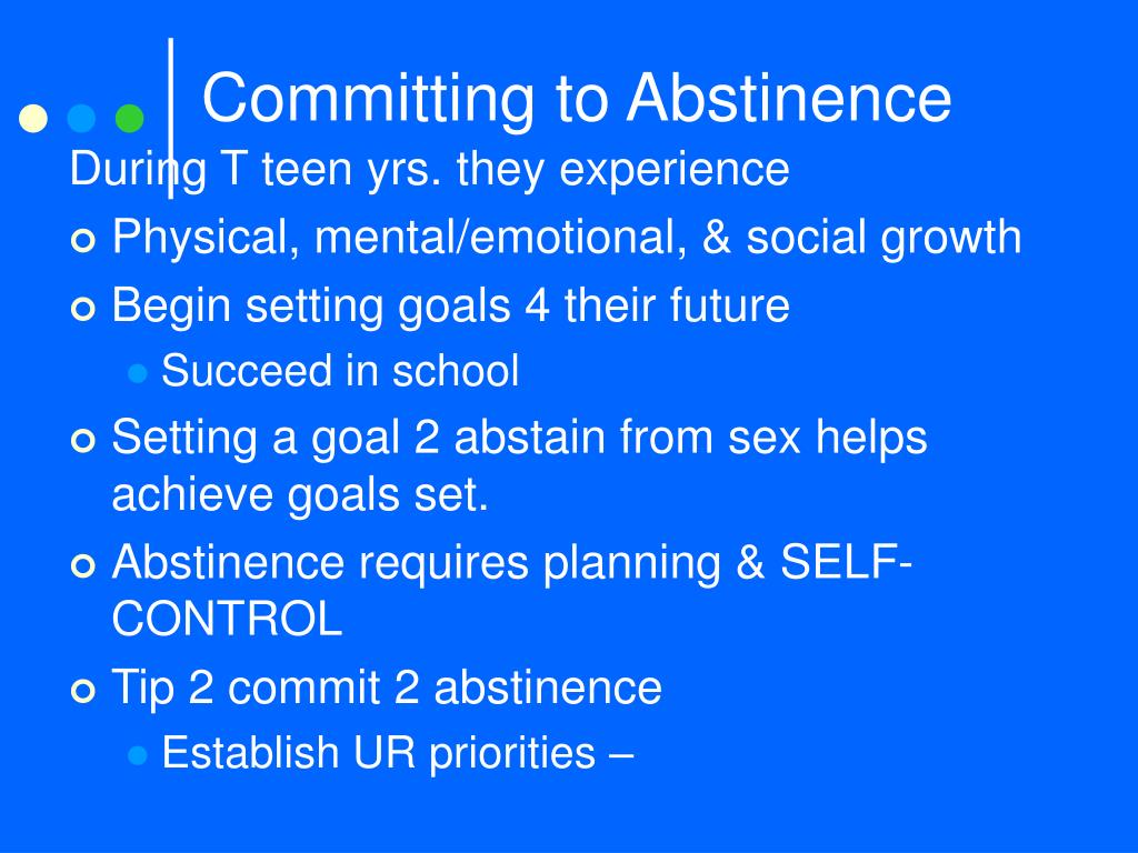 Ppt Abstinence A Responsible Decision Chapter 12 Lesson