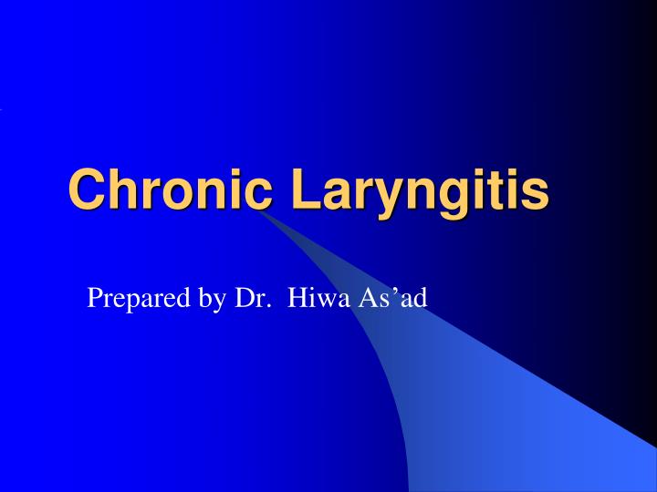 case study on laryngitis ppt