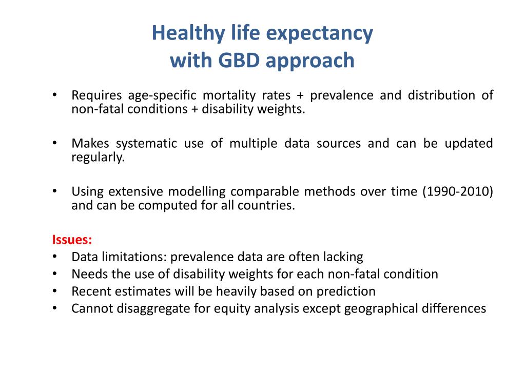 Gbd Method PPT - Ties Boerma Director of Health Statistics and Information Systems ...