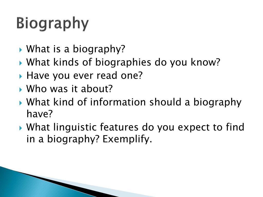 types of biography in research