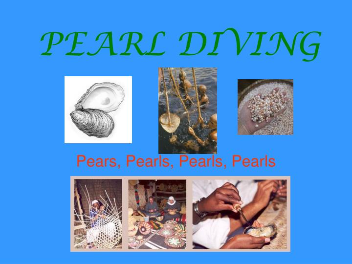 pearl diving n.