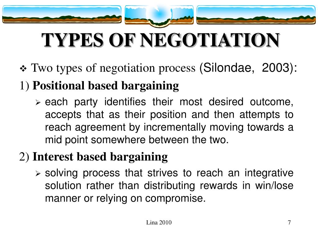 two paradigms of negotiation bargaining and problem solving