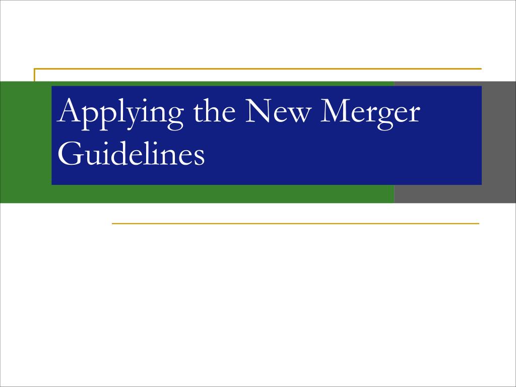 PPT Principles of Merger Analysis PowerPoint Presentation, free