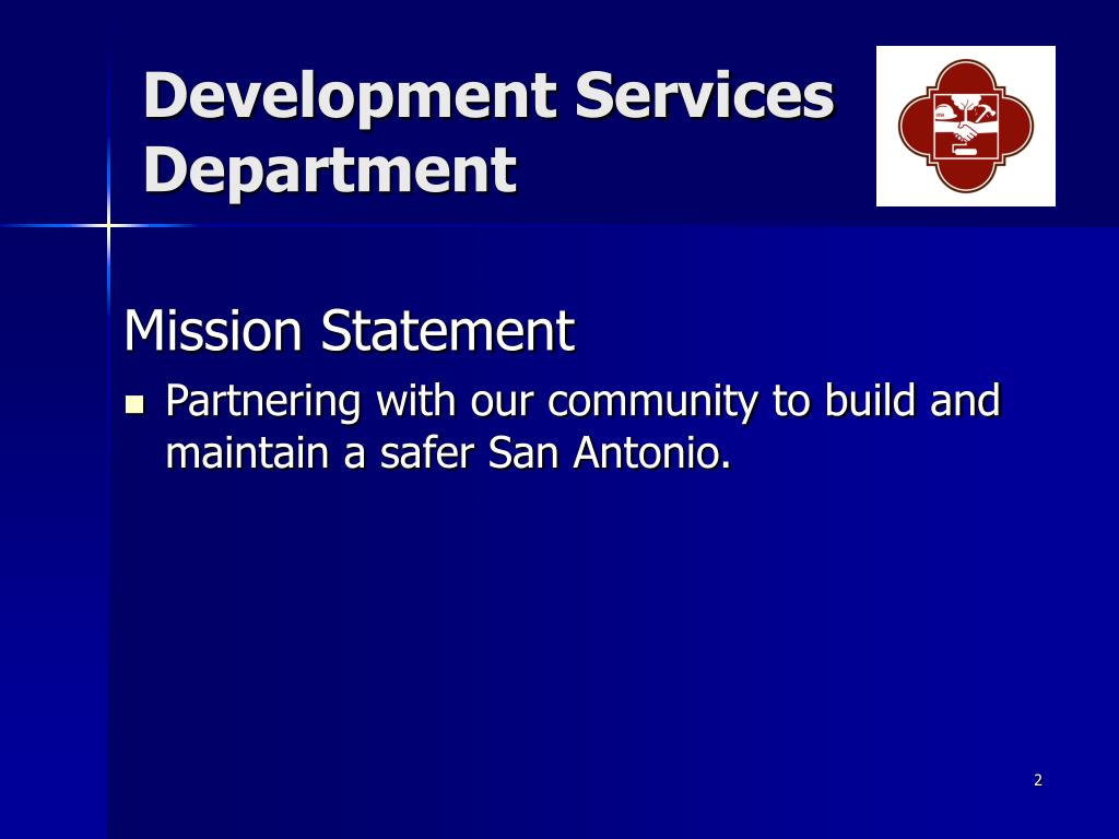 PPT Development Services Department City of San Antonio PowerPoint