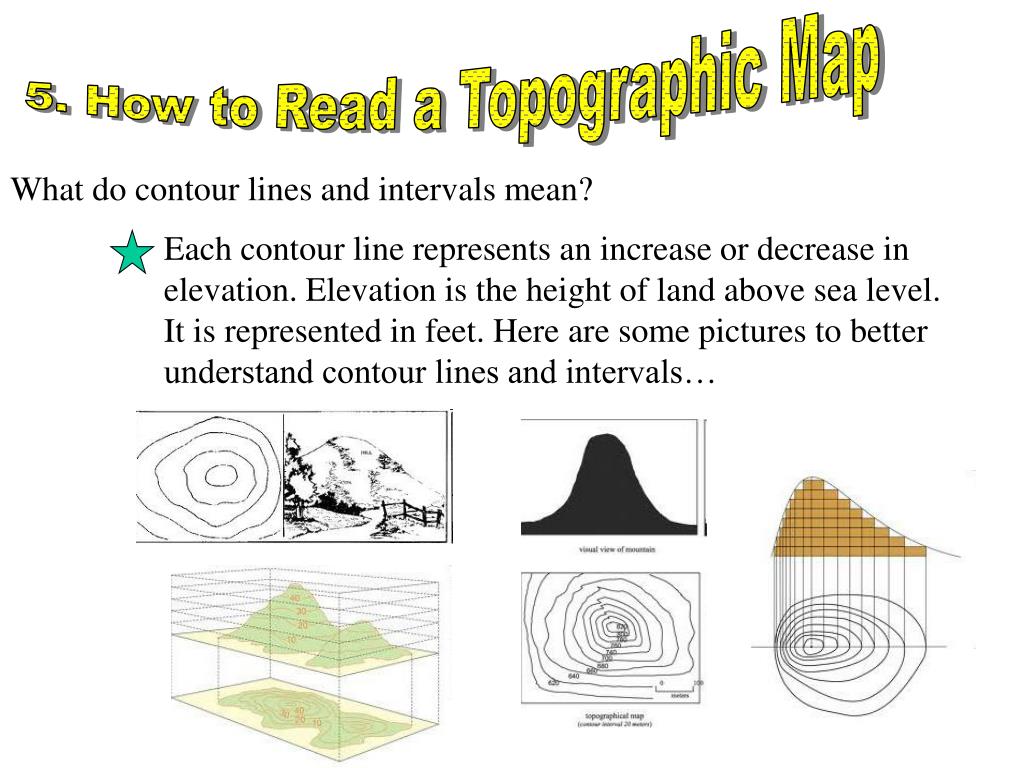 what do contour lines represent on a topographic map Ppt The Fundamentals Of Reading Topographic Maps Powerpoint what do contour lines represent on a topographic map