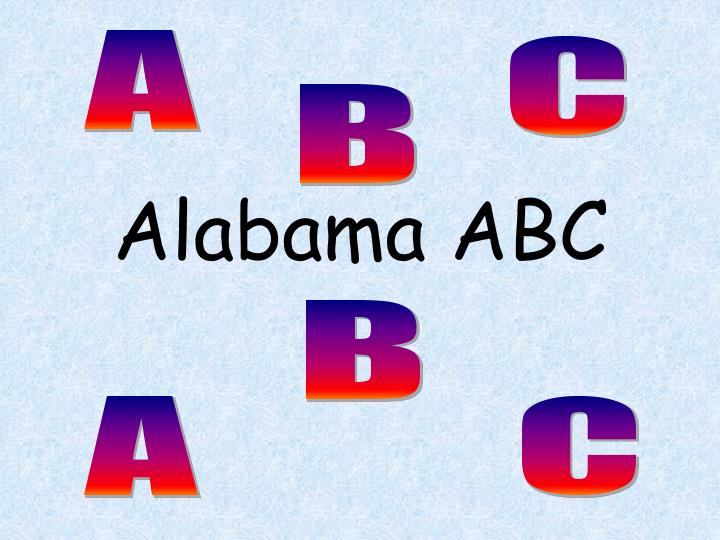 PPT - Alabama ABC PowerPoint Presentation, free download - ID:3552084
