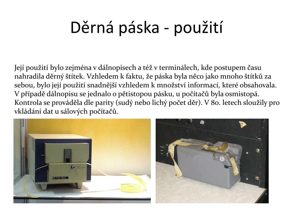 PPT - Zálohovací média PowerPoint Presentation, free download - ID:3552333