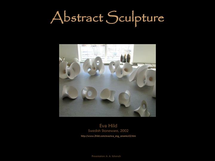PPT Abstract Sculpture PowerPoint Presentation, free download ID