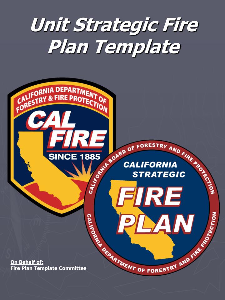 PPT Unit Strategic Fire Plan Template PowerPoint Presentation, free