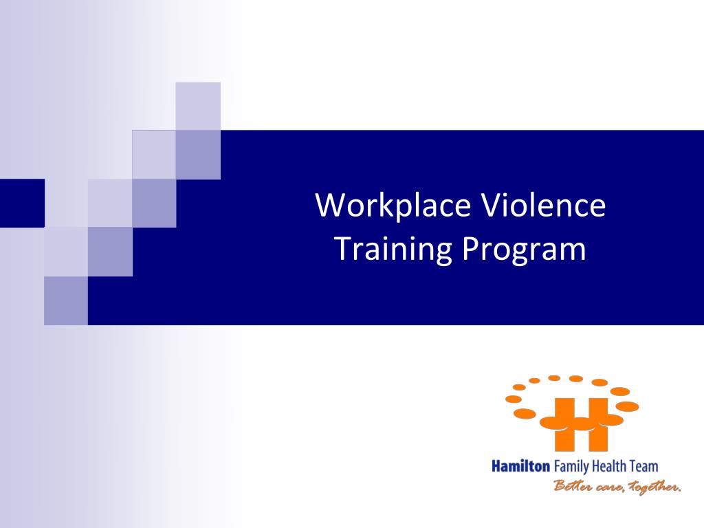 Workplace Violence Program Template Workplace Violence Program Template