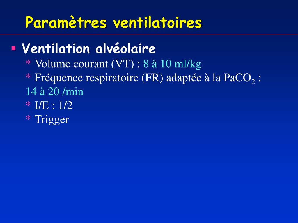PPT - Ventilation artificielle «Bases et principes » PowerPoint  Presentation - ID:3557452