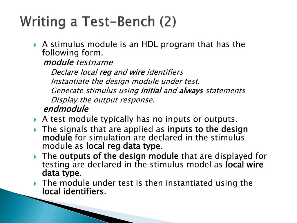 ppt-writing-a-test-bench-in-verilog-powerpoint-presentation-free