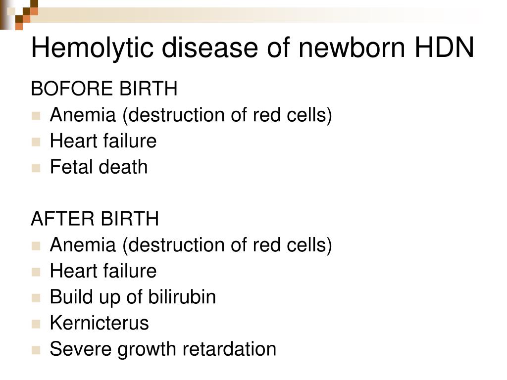 presentation on hemolytic disease of newborn