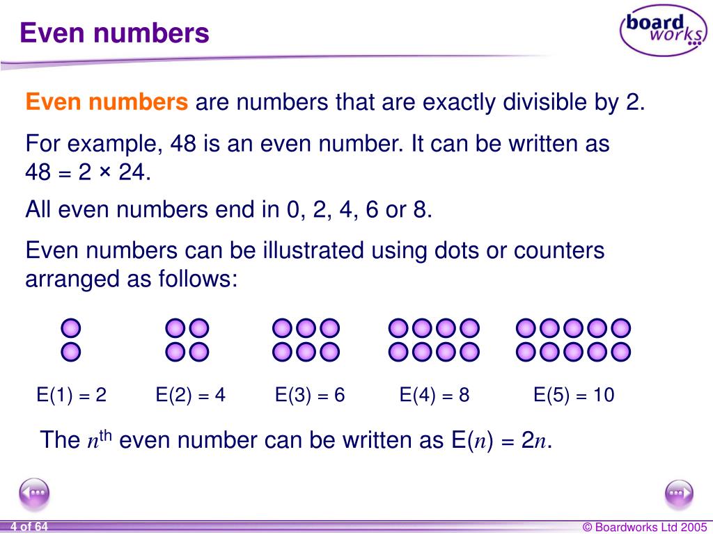 PPT KS4 Mathematics PowerPoint Presentation Free Download ID 3558962 even-numbers-definition-properties-and-list-of-even-numbers