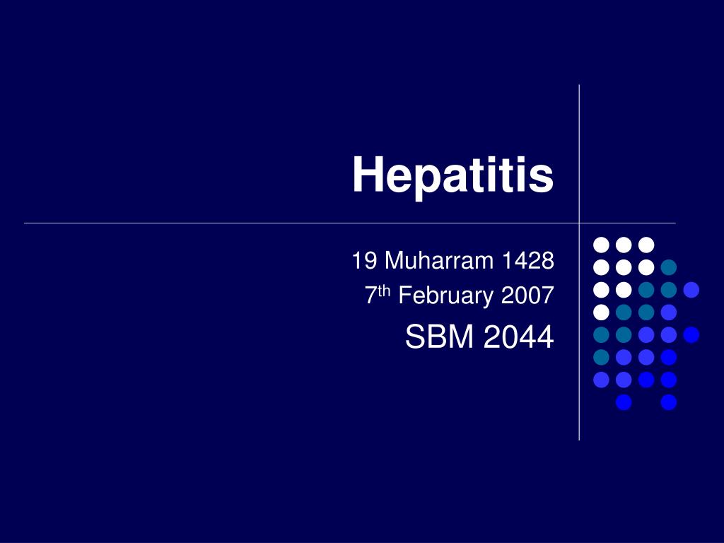 Ppt Hepatitis Powerpoint Presentation Free Download Id