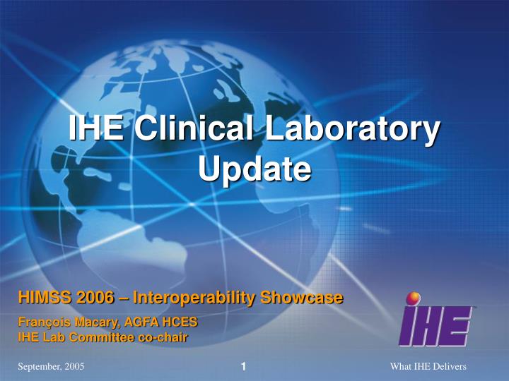 ihe clinical laboratory update n.