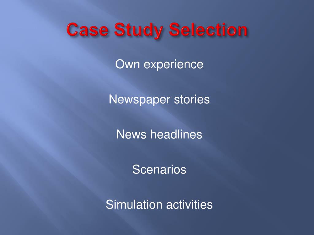 case study on selection in hrm