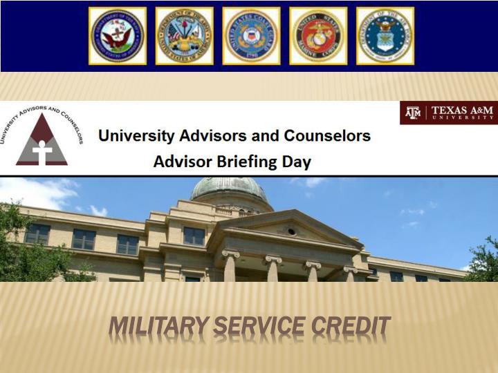 military service credit n.