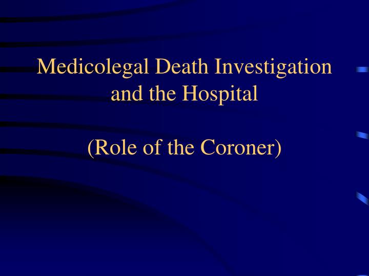 death investigations and the role of Authors: lisa mayhew carolina academic press child death investigations the ultimate responsibility lies with pathologists and medical examiners whose role. death investigations and the role of Authors: lisa mayhew carolina academic press child death investigations the ultimate responsibility lies with pathologists and medical examiners whose role.