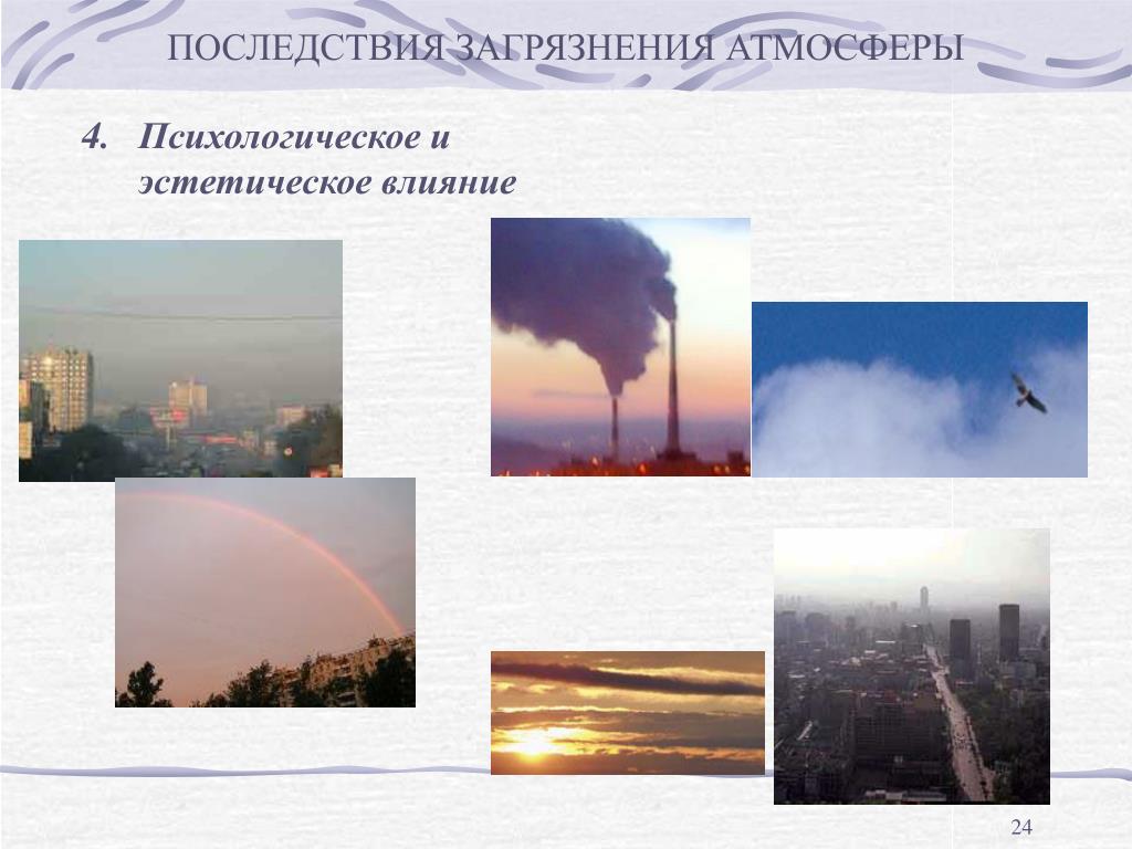 Каковы причины и последствия загрязнения атмосферы