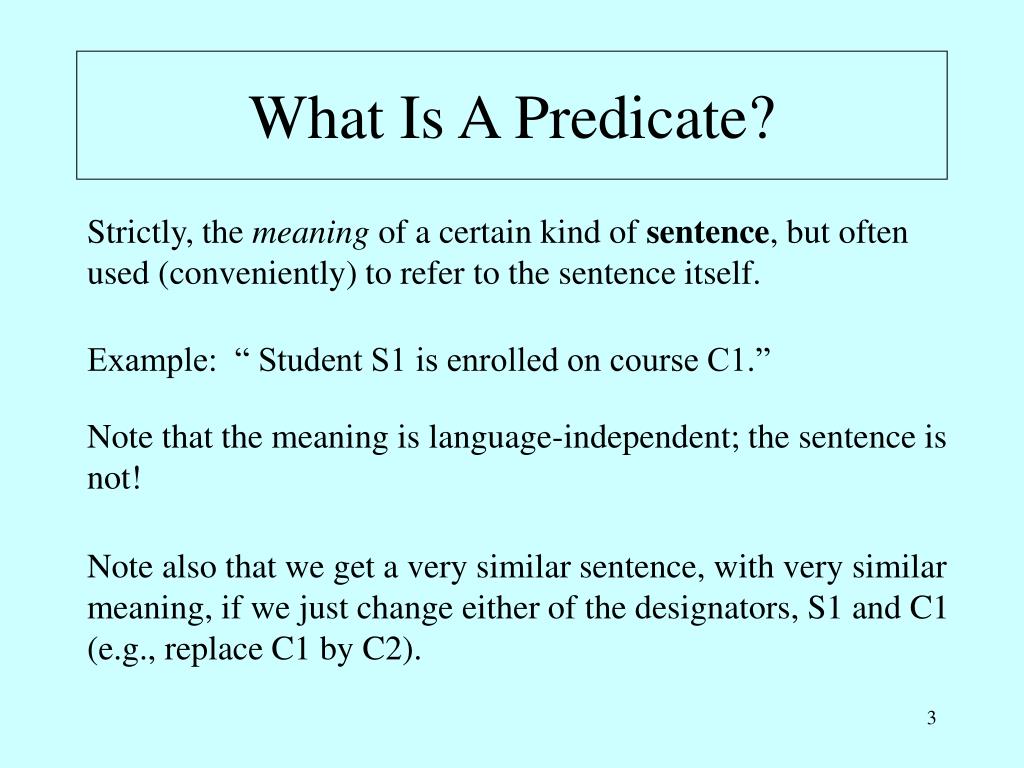 PPT Predicates And Propositions PowerPoint Presentation Free