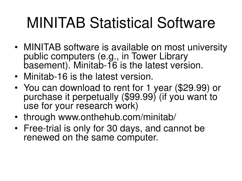 minitab statistical software minitab statistical software