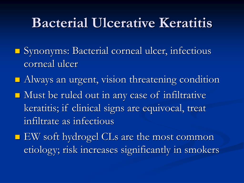 PPT Infectious Keratitis Differential Diagnosis & Clinical