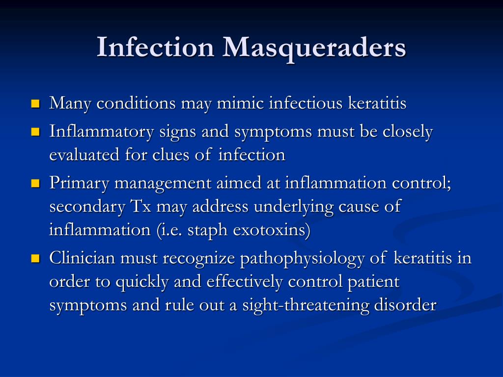 PPT Infectious Keratitis Differential Diagnosis & Clinical