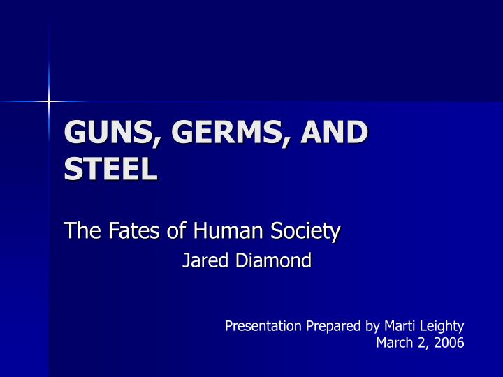 guns germs and steel n.