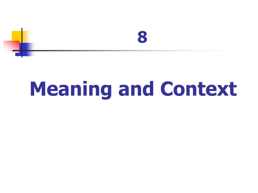 presentation context meaning