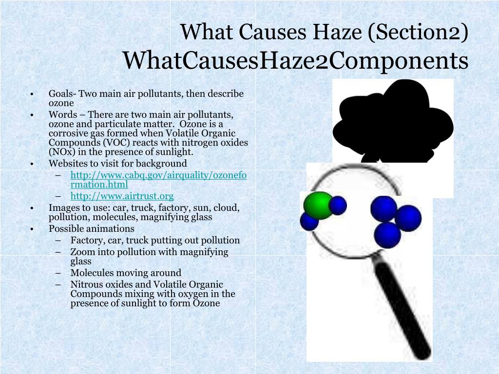 causes of haze essay